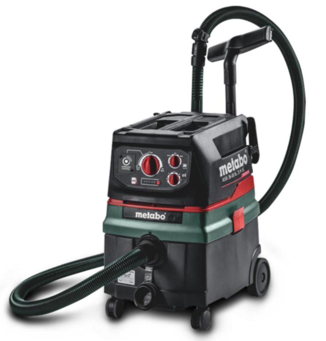 Picture of METABO 18V BRUSHLESS WET & DRY VACUUM CLEANER - M-CLASS - 25L CORDLESS CONTROL FUNCTION + SELF CLEAN - 4M X D 35MM HOSE - 240PHA  -  ASR 36-18 BL 25 M SC - SKIN ONLY