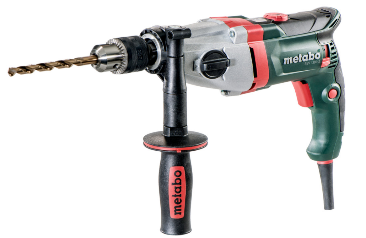 Picture of METABO 1300W DRILL 13MM GEARED CHUCK - BEV 1300-2