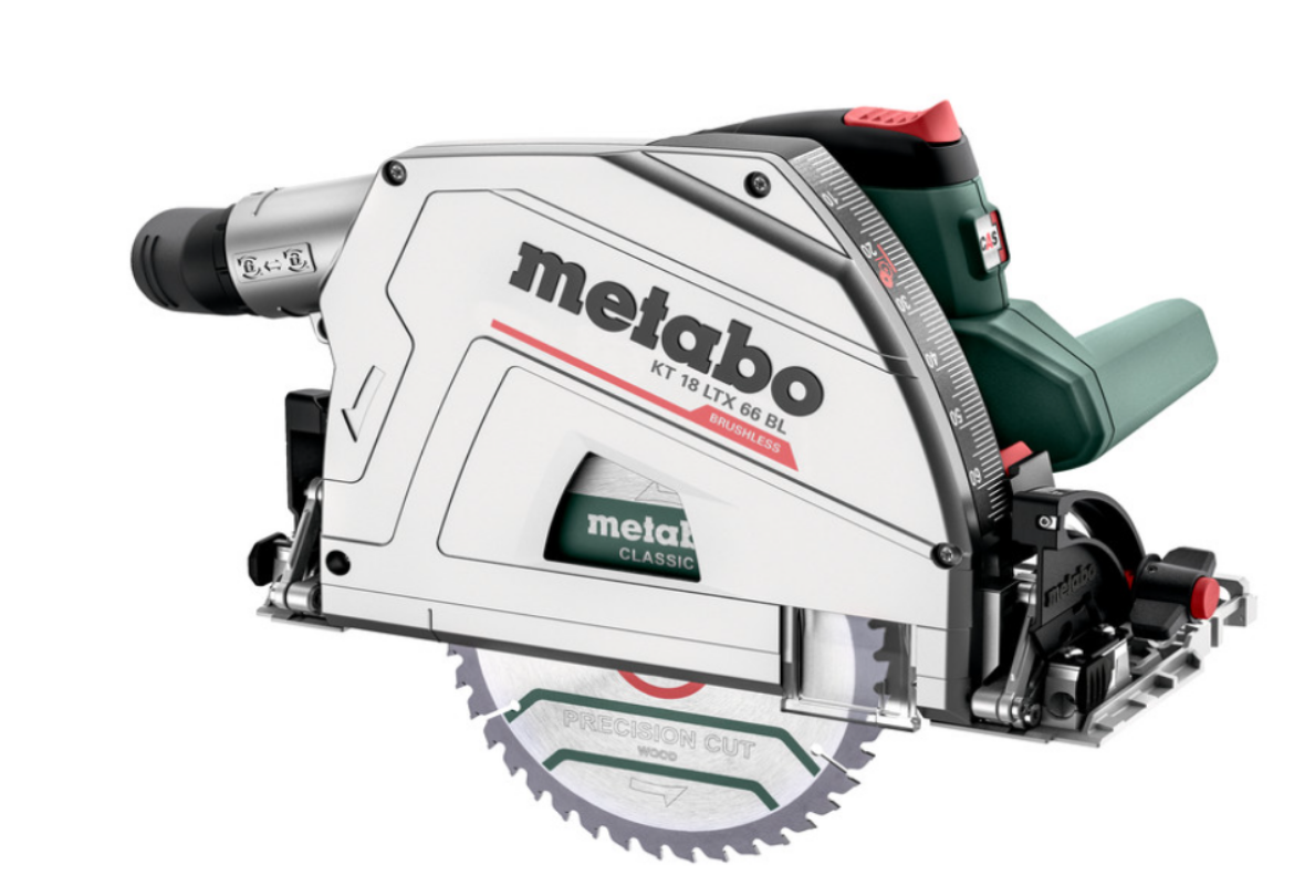 Picture of METABO KT 18 LTX 66 BL CORDLESS PLUNGE CUT CIRCULAR SAW 18V BRUSHLESS - SKIN ONLY
