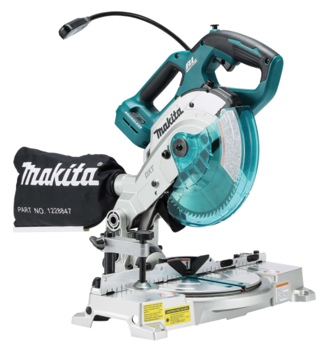 Picture of MAKITA 18V BRUSHLESS 165MM/6-1/2" COMPACT MITRE SAW - SKIN ONLY