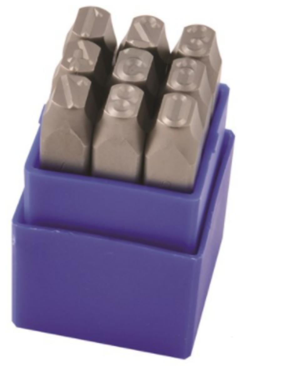 Picture of KINCROME Number Stamp Set 9 Piece 10mm