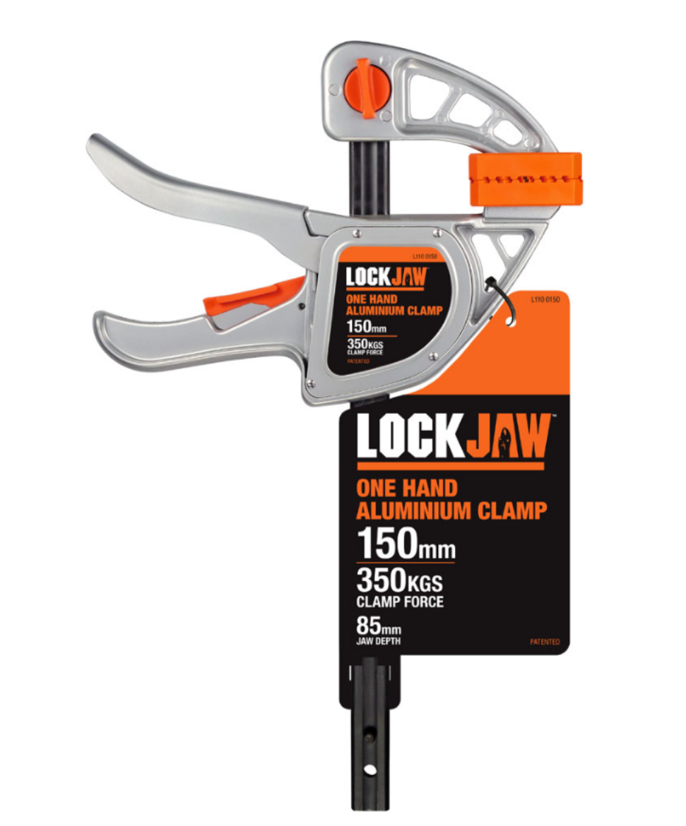 Picture of CLAMP ALUMINIUM LOCKJAW ONE HAND L110 150MM