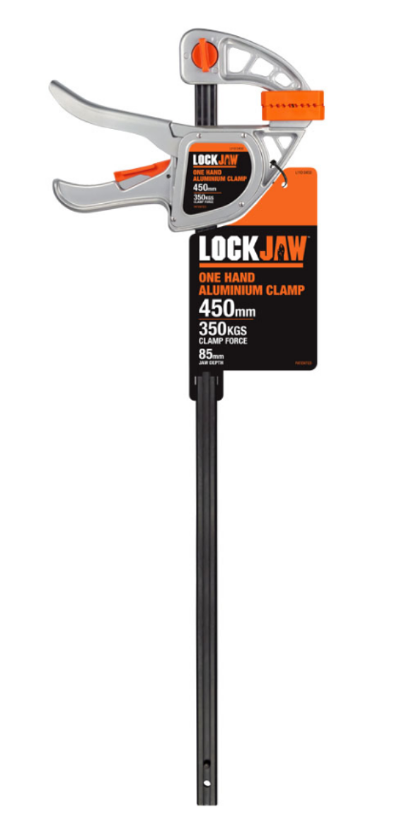 Picture of CLAMP ALUMINIUM LOCKJAW ONE HAND L110 450MM