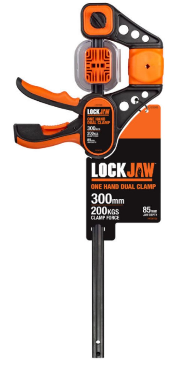 Picture of CLAMP PLASTIC LOCKJAW ONE HAND CHANG V GRV HDLE L112 300MM