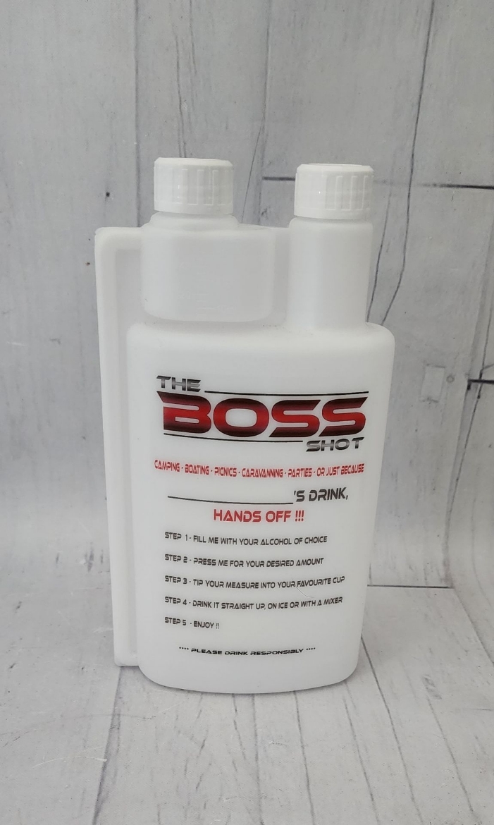 Picture of The Boss Shot -  Empty Bottle with 1000ml Measurer