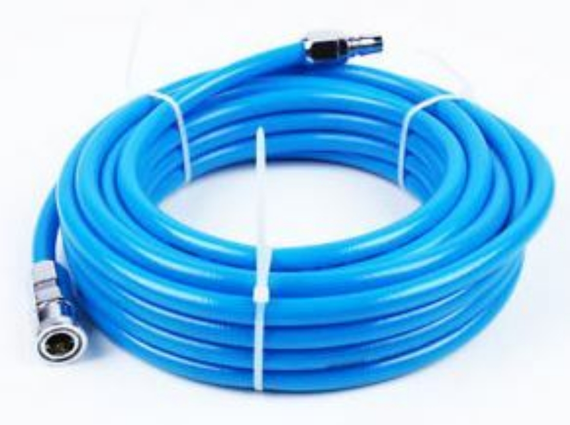 Picture of AIR/WATER HOSE 3/8" (10mm) 20M Fitted with Nitto One Touch Blue