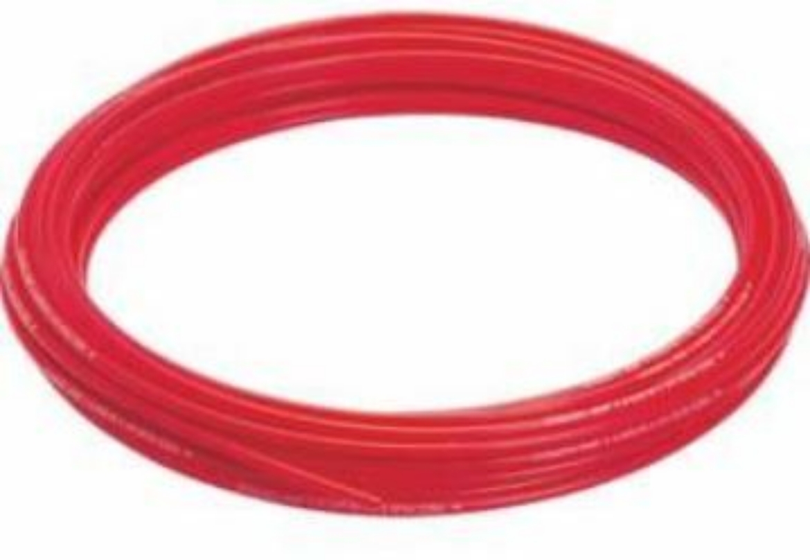 Picture of NYLON TUBE AIR BRAKE 1/4" Red Single Wall per metre