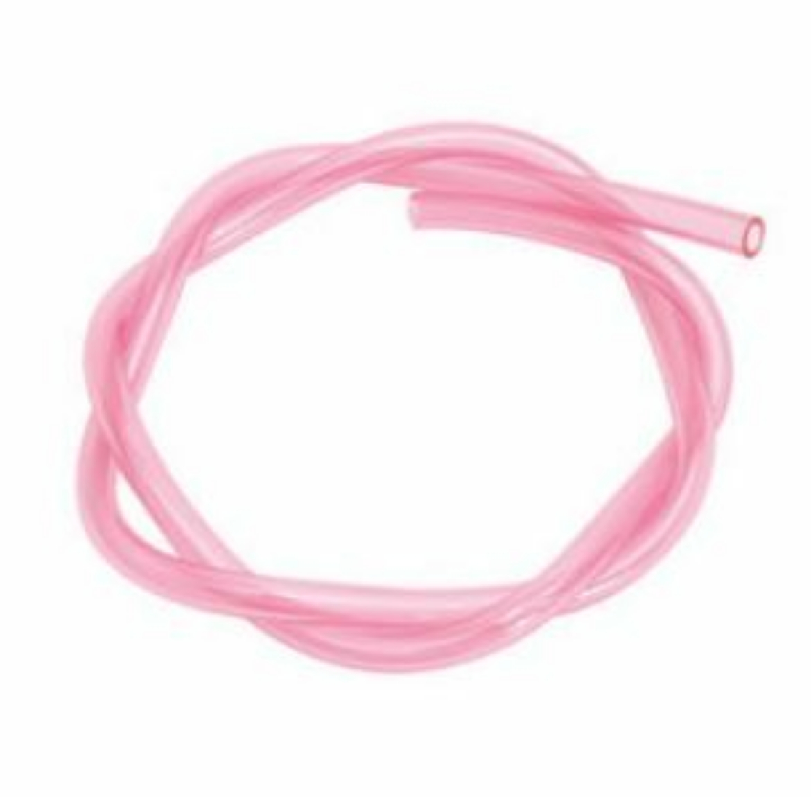 Picture of CLEAR VINYL TUBE 1/2" (12mm) Petrol Resistant (PR CVT) Red Tinge in Colour