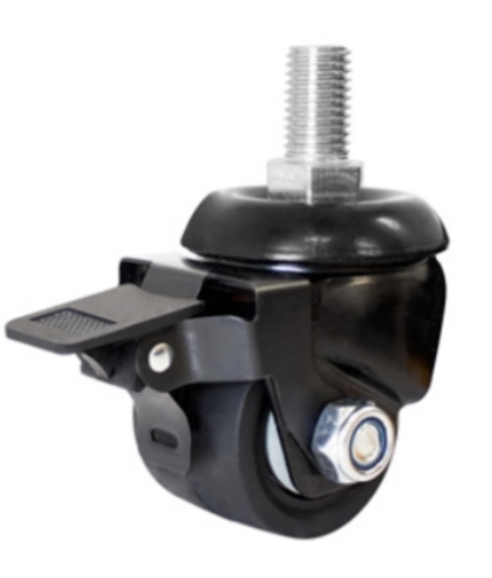 Picture of 75mm Low Profile Threaded Castor With Brake (S3005B)