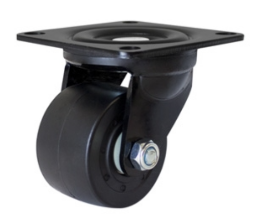 Picture of 75MM LOW PROFILE SWIVEL PLATE CASTOR (500KG PER WHEEL) with Brake (S3006B)