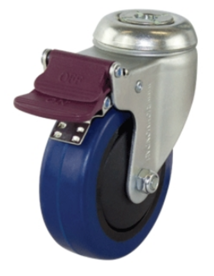 Picture of 100mm Swivel Single Bolt Castor (S4483B) 12mm Bolt Hole (S4483B)