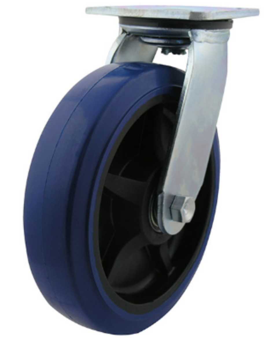 Picture of 200mm Rebound Rubber Wheel 250kg Capacity Castor (S8832/M3)