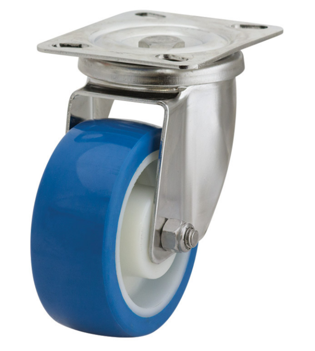 Picture of 100mm Swivel Rebound Poly Castor 140kg (S4144)