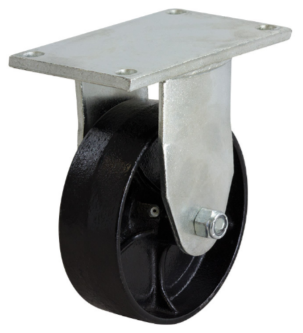 Picture of 150 CAST IRON PLN BRG BLK FIXED CASTOR (R6011)