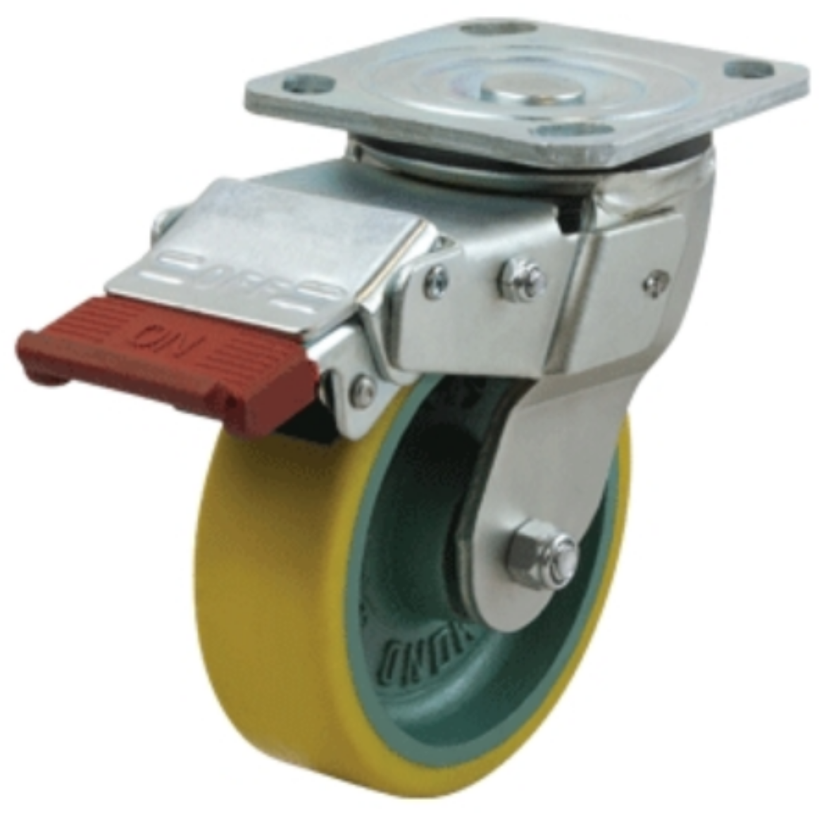 Picture of 125mm Poly Ci Wheel 330kg Capacity Castor Swivel with Brake (S5548SLB)