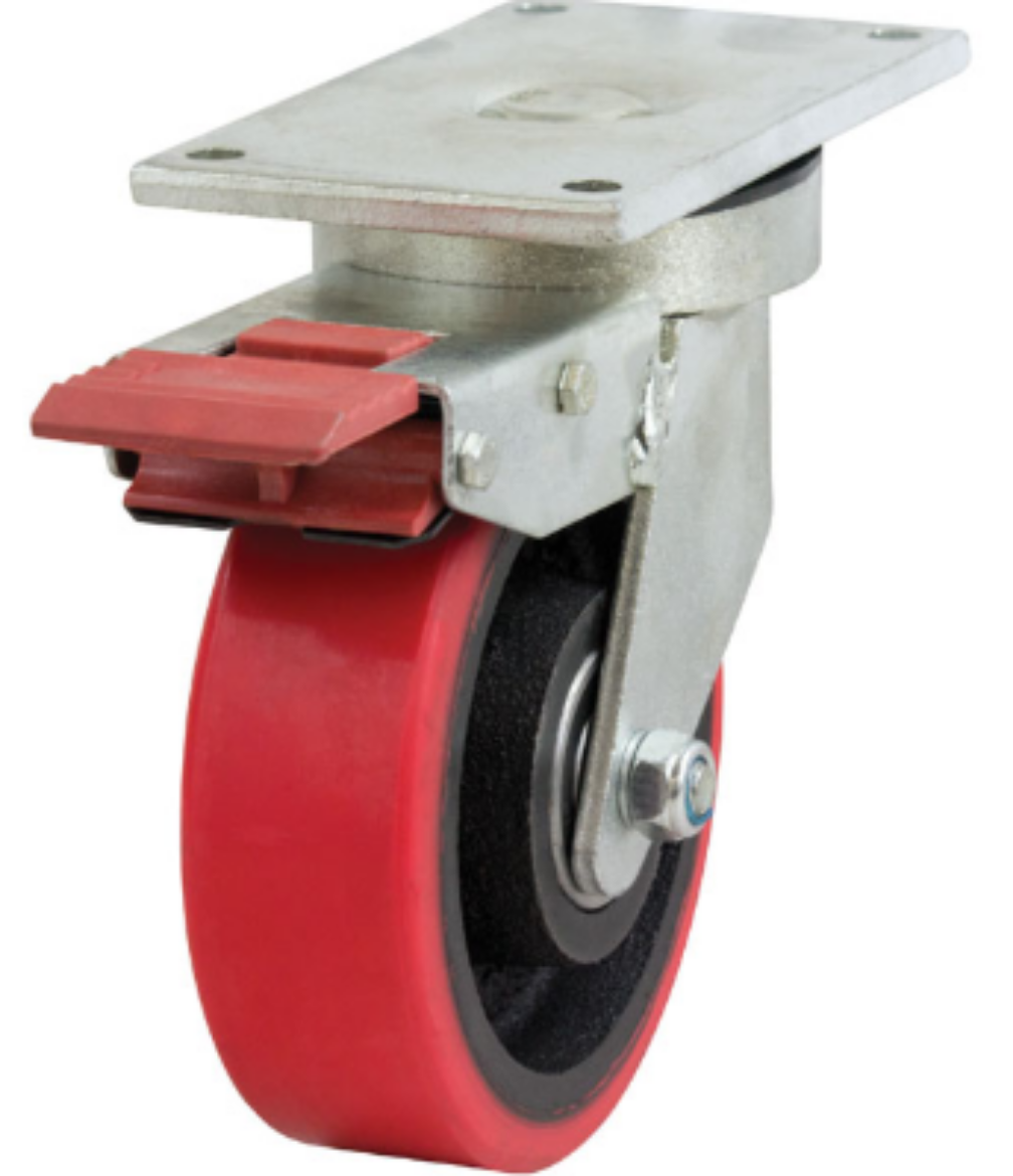 Picture of 150MM POLY/CI SWIVEL LOCKING BRAKE 900KG (S6338SLB)