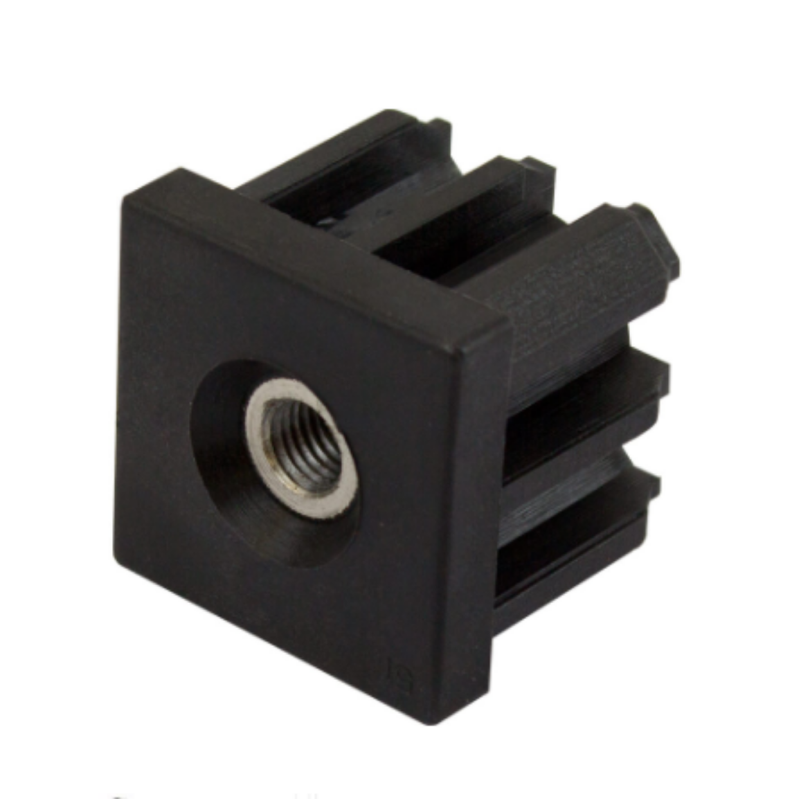 Picture of 51mm Square M12 Threaded Tube End Mild Steel (TIR51SQM12)
