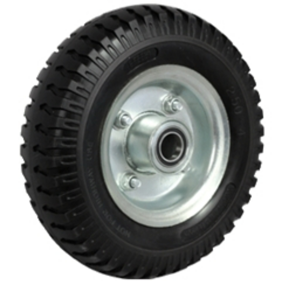 Picture of 215mm (Tyre 2.50-4) Puncture Proof Wheel | 3/4" Axle Diameter 100kg Load Capacity (PF8881-75)