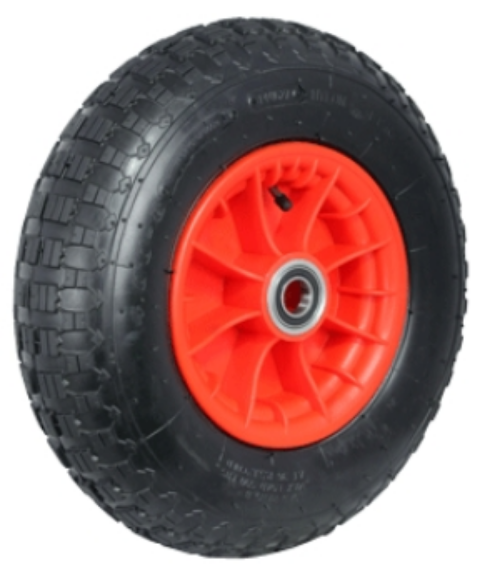 Picture of 400mm Plastic Centred Pneumatic Wheel | 1 Axle Diameter (PN1627-1FL)