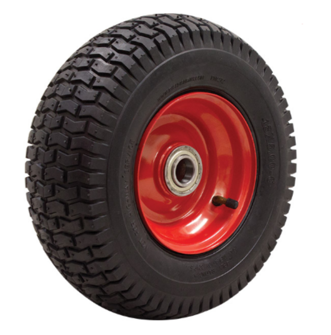 Picture of 320mm Steel Centred Pneumatic Wheel | 1 Axle Diameter (PN1272-1FL)