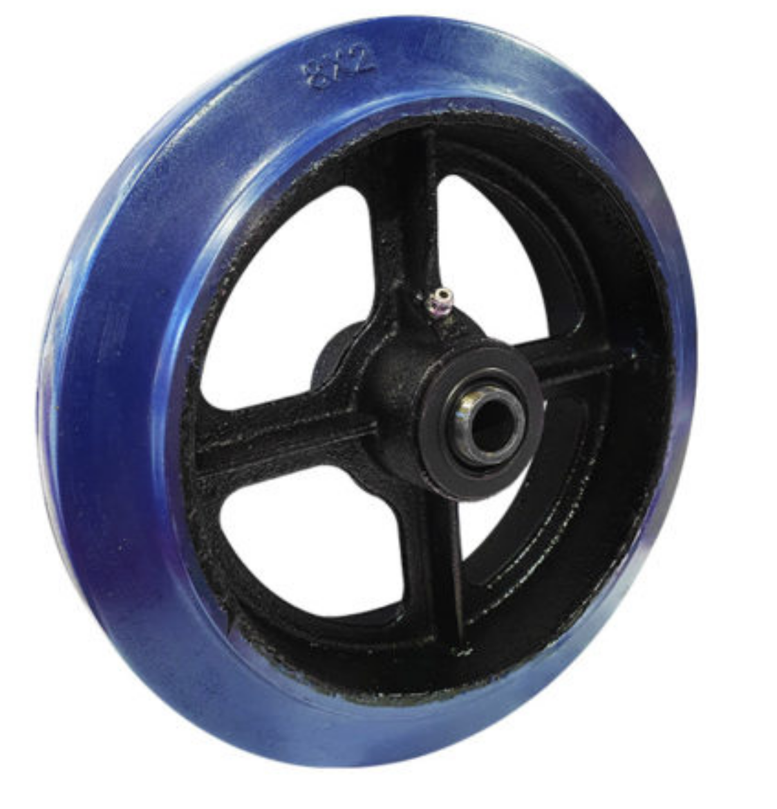 Picture of 200MM RUB/CI+SL108 5/8" ROLLER BRG (225KG EA) - BLUE WHEEL (RT8842-625)