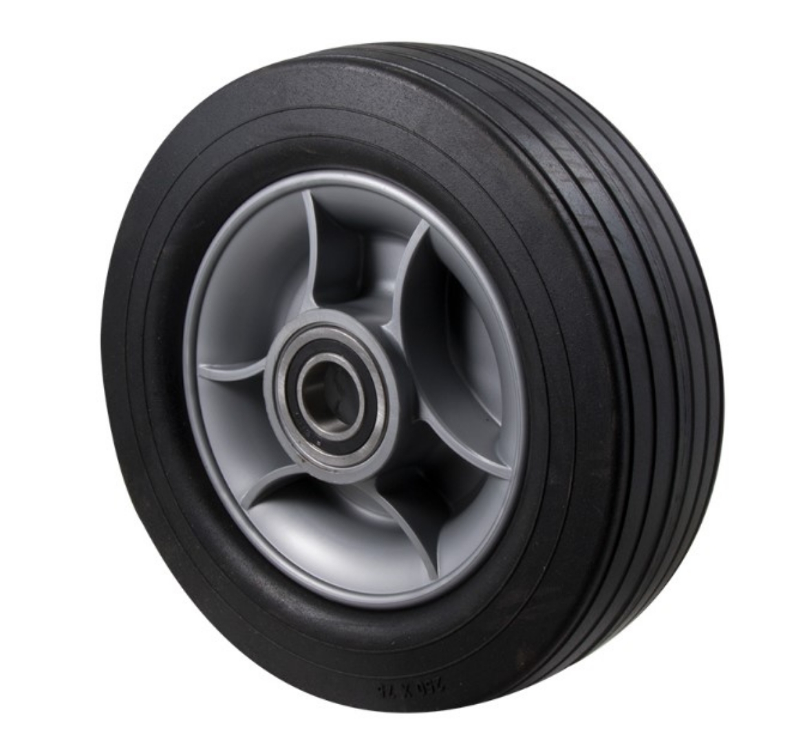 Picture of 250X75 BLK RUB 20MM Q BRG WHEEL