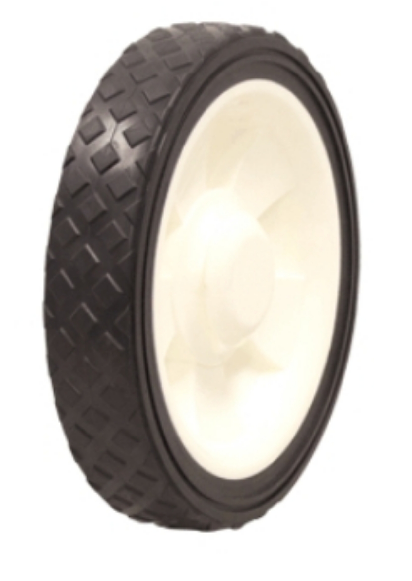 Picture of 180MM RUBBER TYRED NYLON WHEEL 1/2 AXLE (35KG) (RN8883-50)