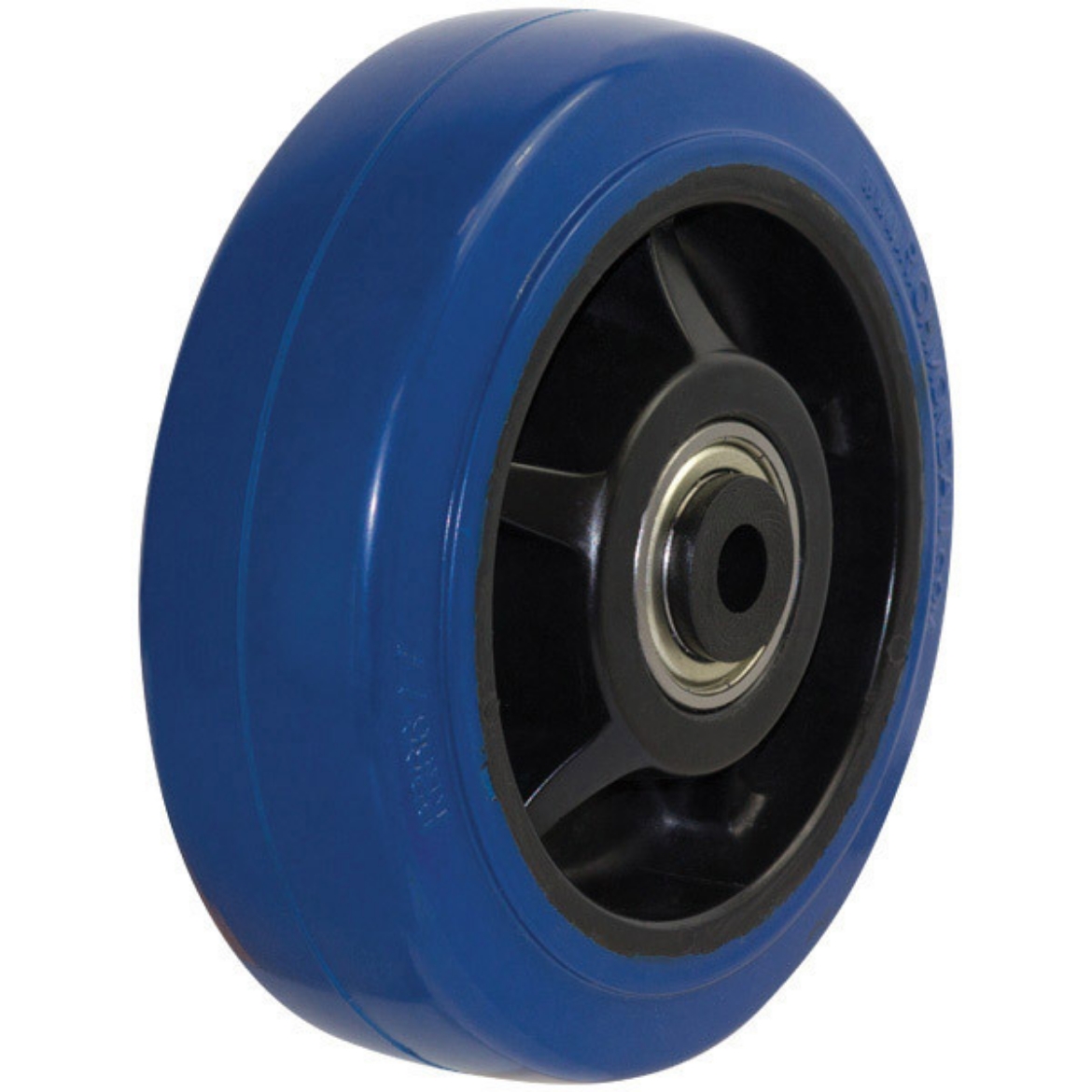 Picture of RR6677-50 REBOUND BLUE RUBBER WHEEL 1/2" AXLE DIAMETER