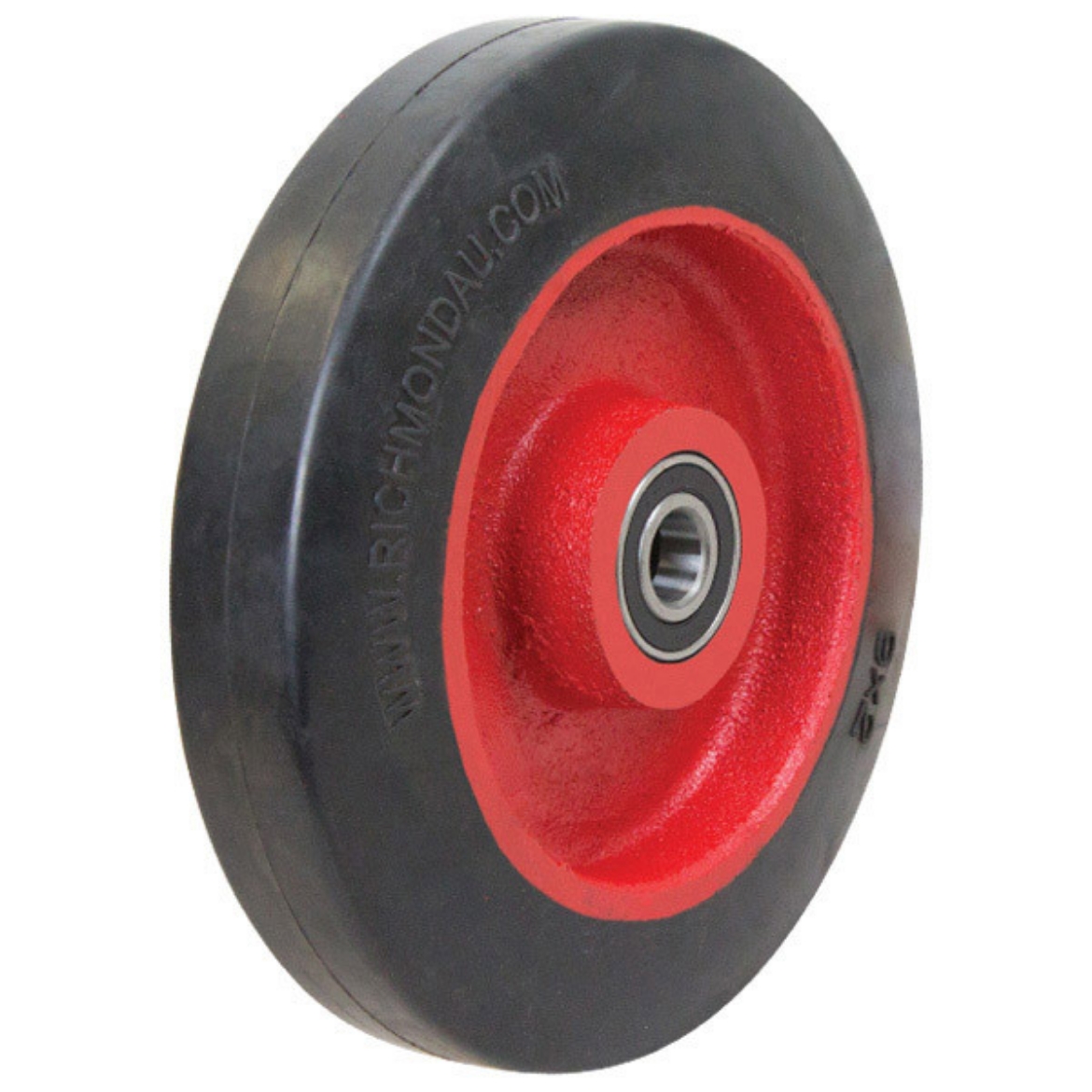 Picture of 230mm Cushion Rubber Wheel | 20mm Axle Diameter (CR9000-M20)