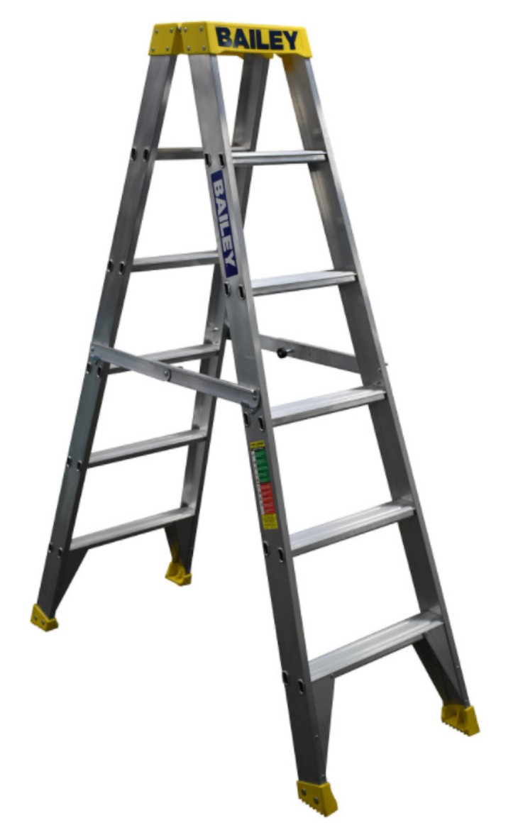 Picture of Bailey Pro AL DS6 150kg Ind Punchlock - 1.8m Double Sided Ladder