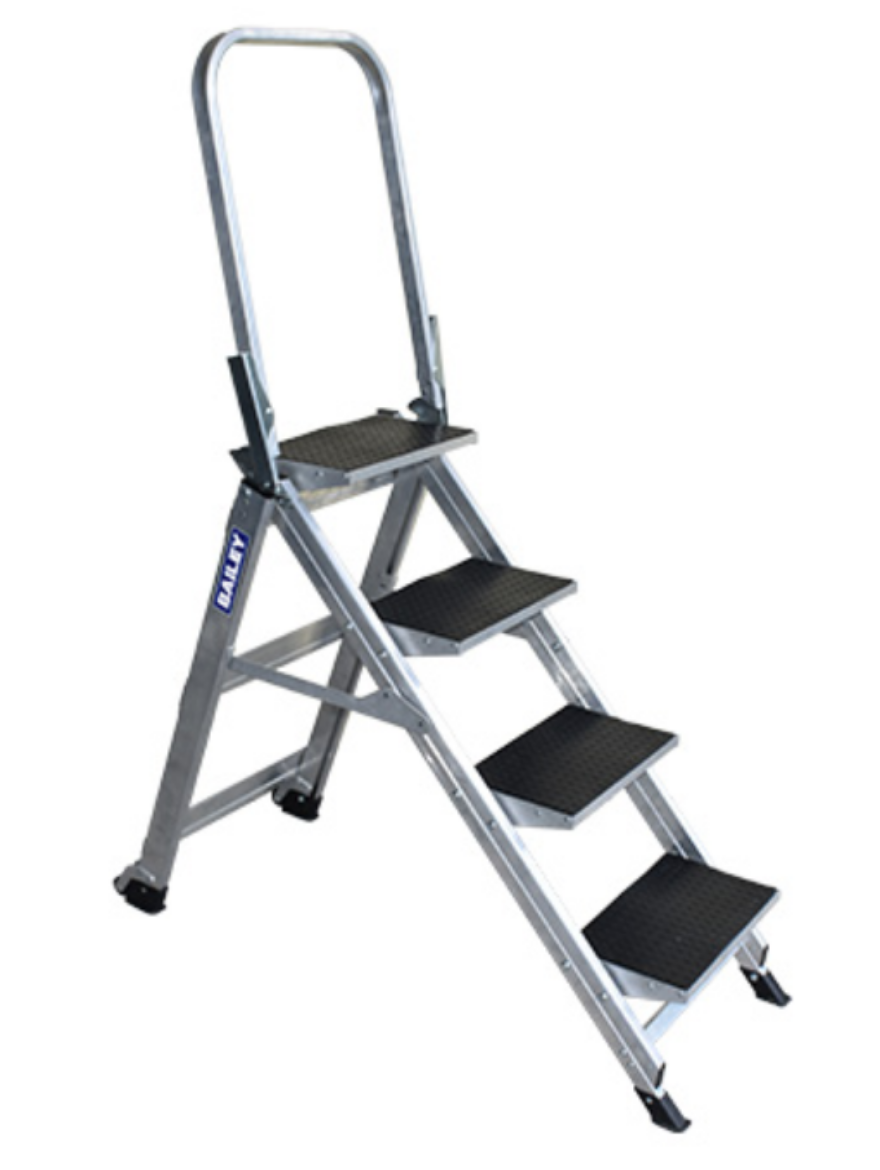Picture of Bailey Stairway3 Step with Safety Rail 150kg Ind Platform Ladder