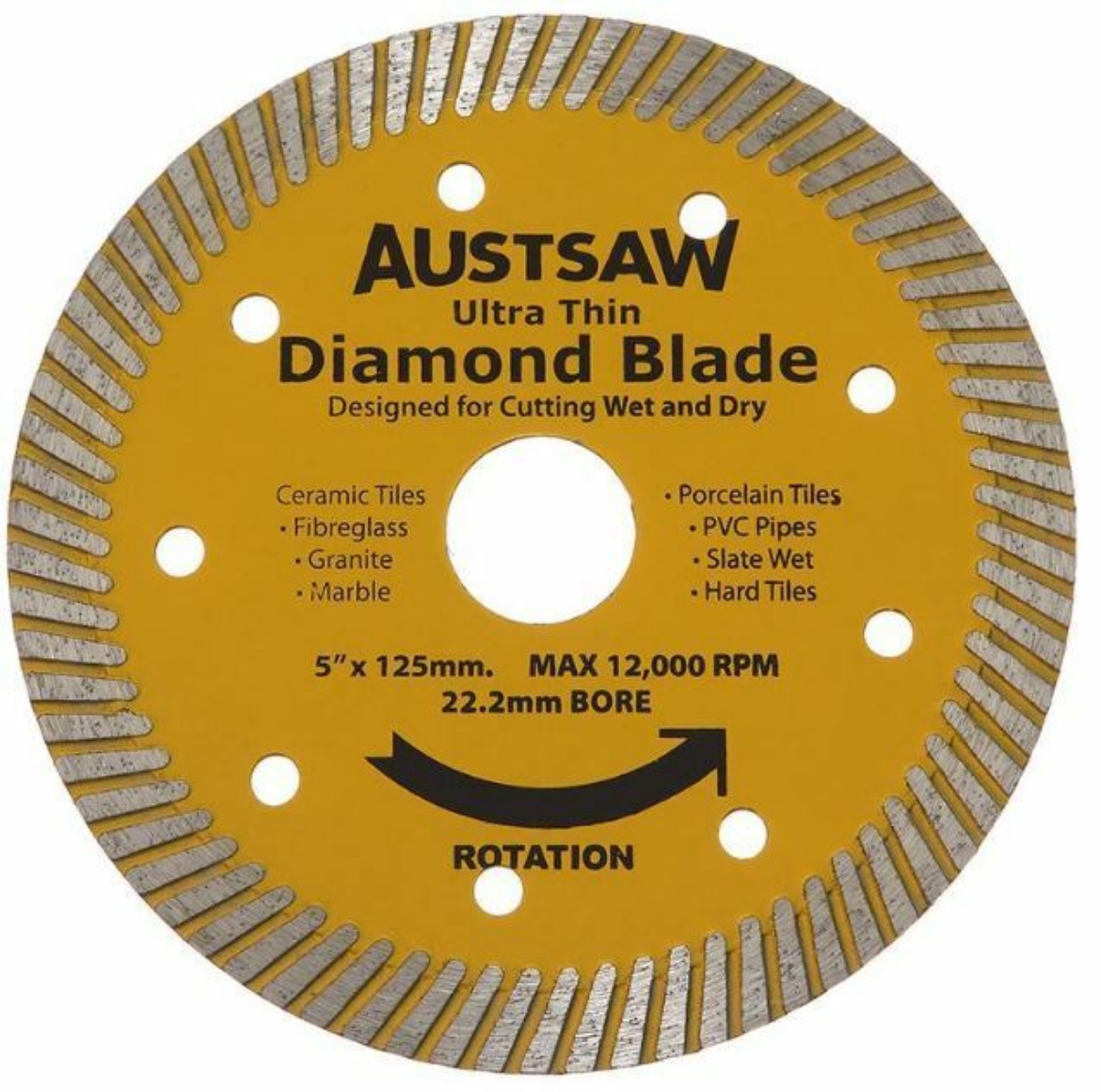 Picture of ULTRA THIN 5" DIAMOND CUTTING BLADE