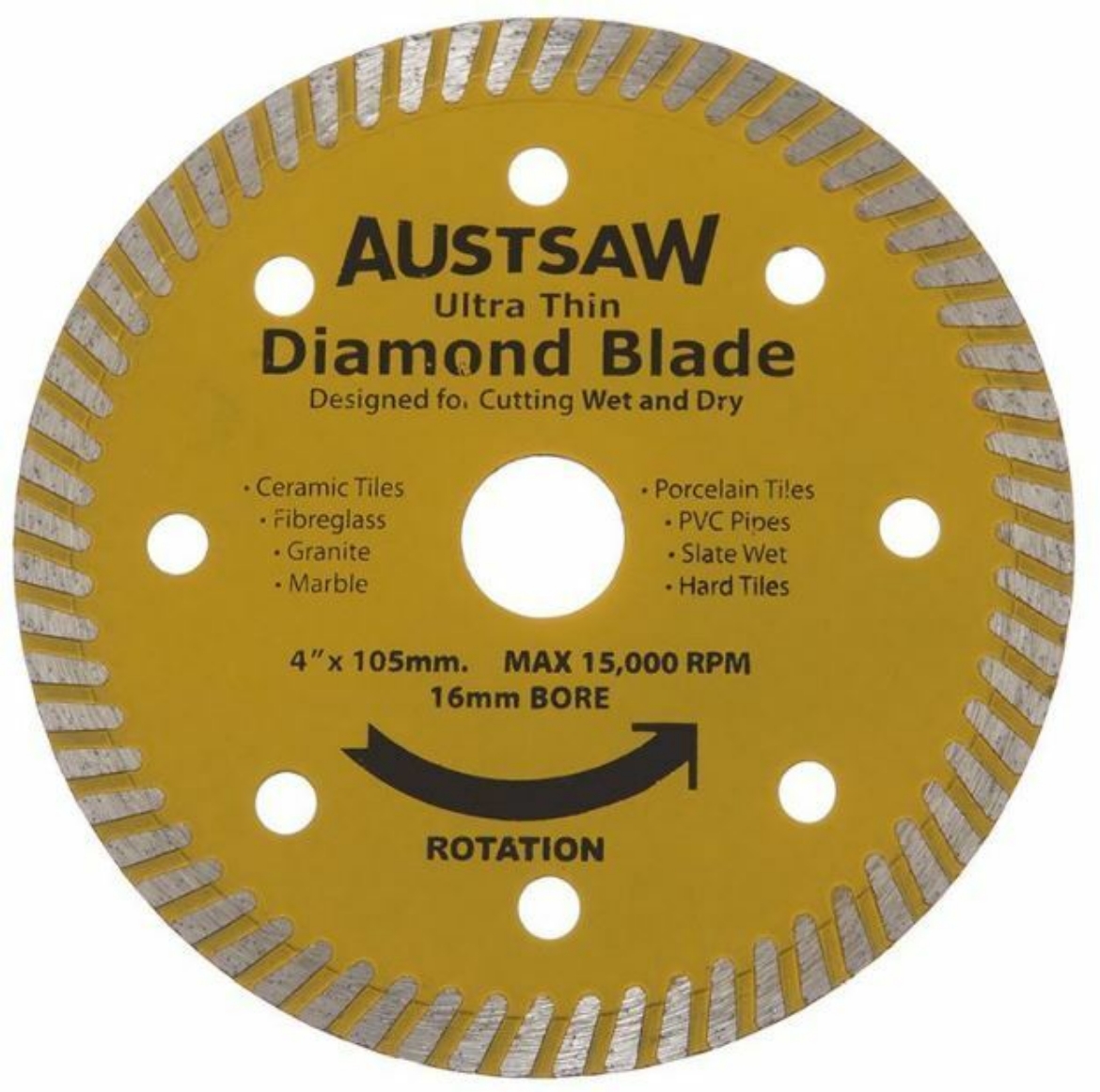 Picture of Austsaw Ultra Thin 4" Diamond Cutting Blade