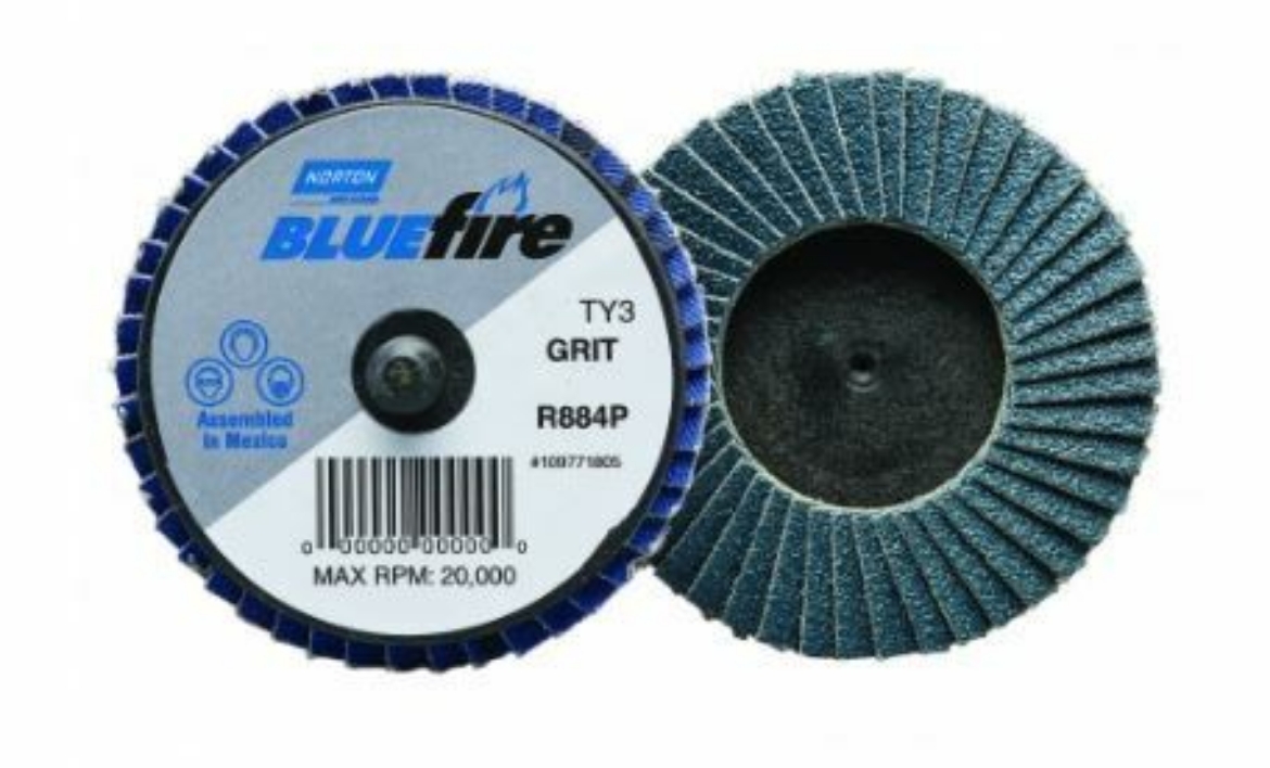 Picture of TR (TYPE 3) 50mm Z40 BLUEFIRE SPEED-LOK MINI-FLAP DISCS R884P