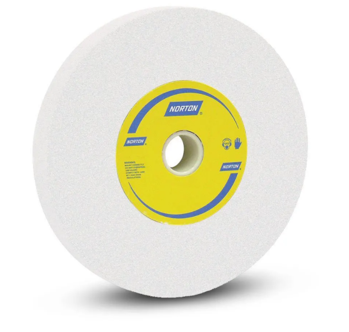 Picture of NORTON 150 X 25MM 60-GRIT MEDIUM/FINE WHITE ALUMINIUM OXIDE TOOLROOM GRINDING WHEEL