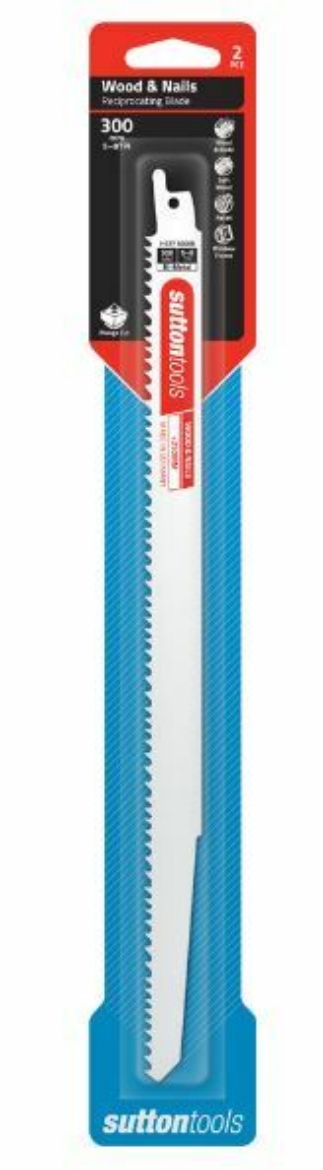 Picture of Recip Blade H527 Wood/Nail 300x19x1.27mm 5-8 TPI Bi-Metl 2PK