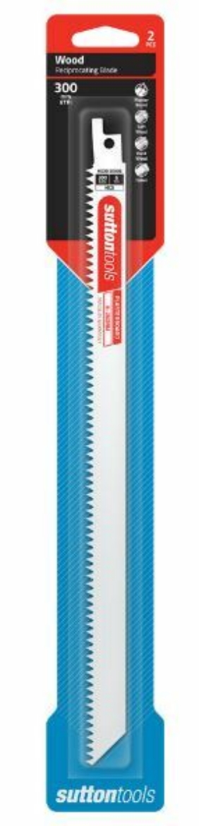 Picture of Recip Blade H530 Plaster 300x19x1.05mm 6 TPI HCS 2PK