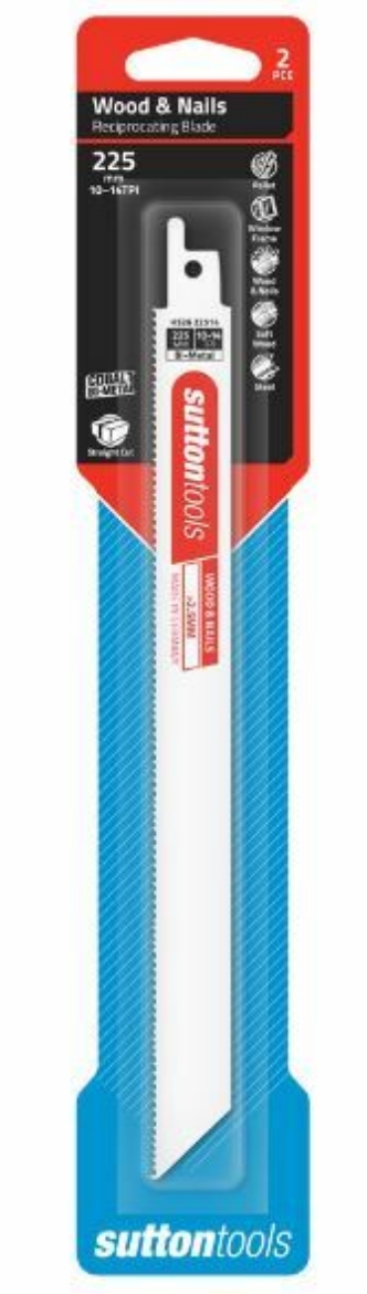 Picture of Recip Blade H526 Wood/Nail 225x19x1.27 10-14TPI Bi-Metal 2PK