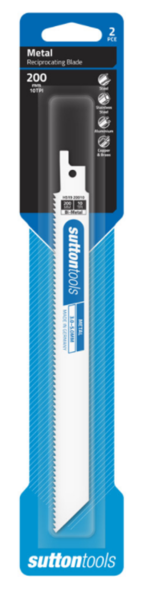 Picture of Recip Blade H519 Metal 200x19x0.9mm 10 TPI Bi-Metl 2PK