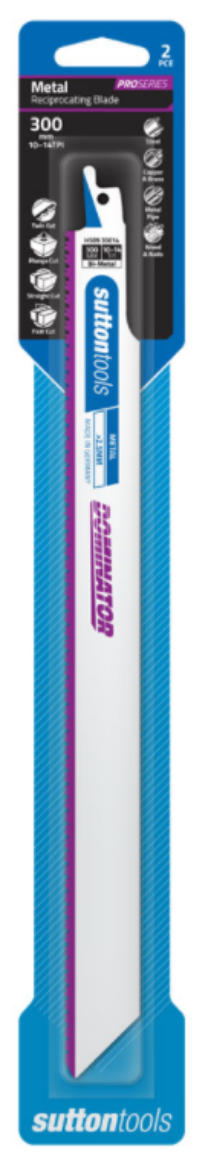 Picture of Recip Blade H509 Metal 300x25x0.9 10-14TPI BMtl DOMNATR 2PK