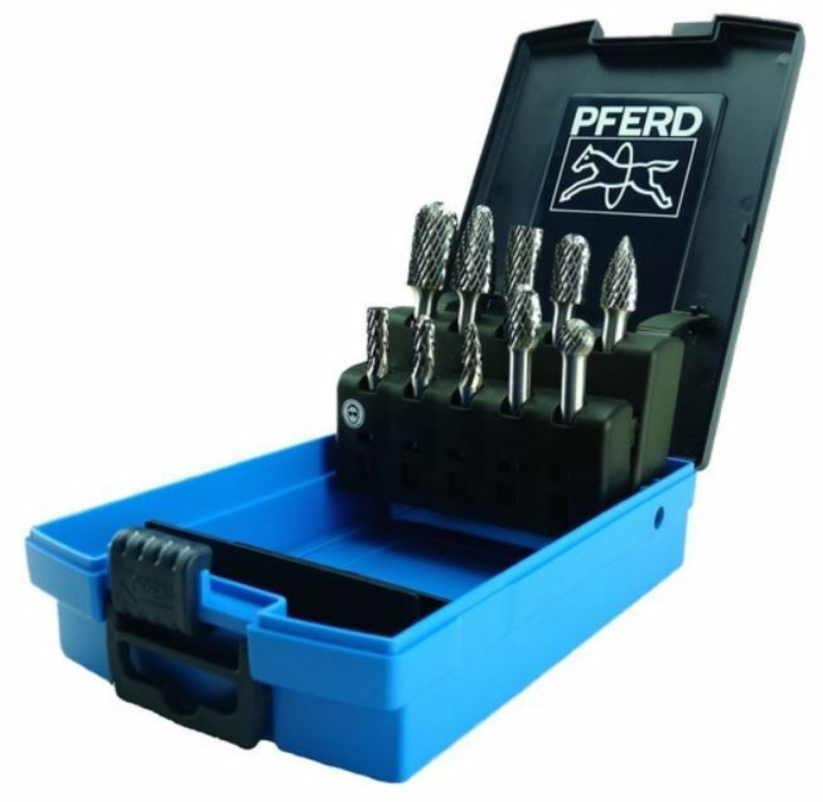 Picture of PFERD 10 PIECE 1/4" BURR SET TUNGSTEN CARBIDE  26005694