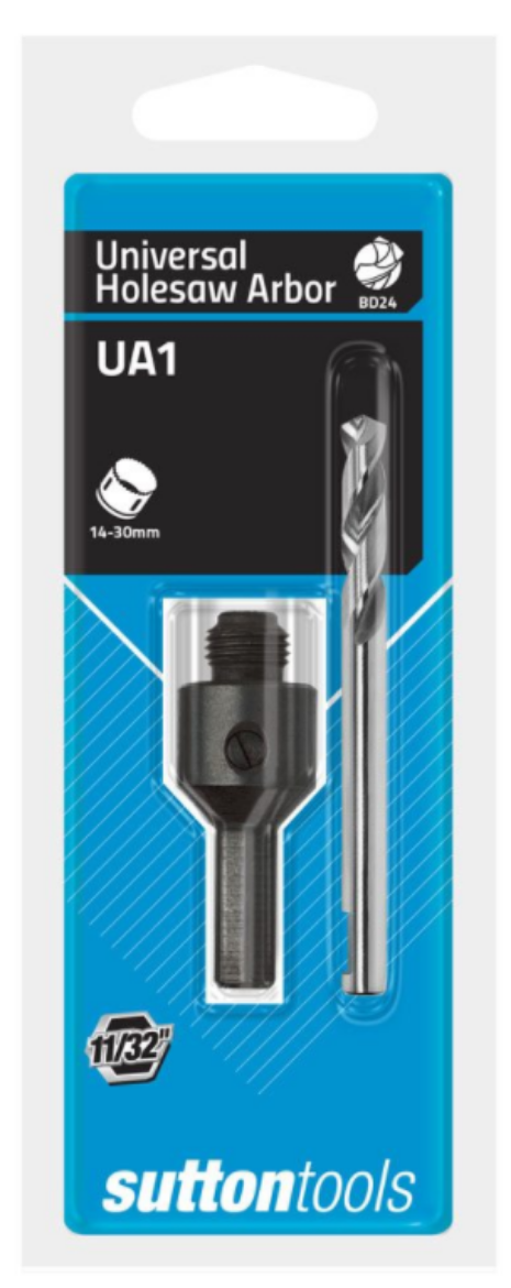 Picture of HOLESAW H112 UA-1 ARBOR Suits 14mm to 30mm diameters