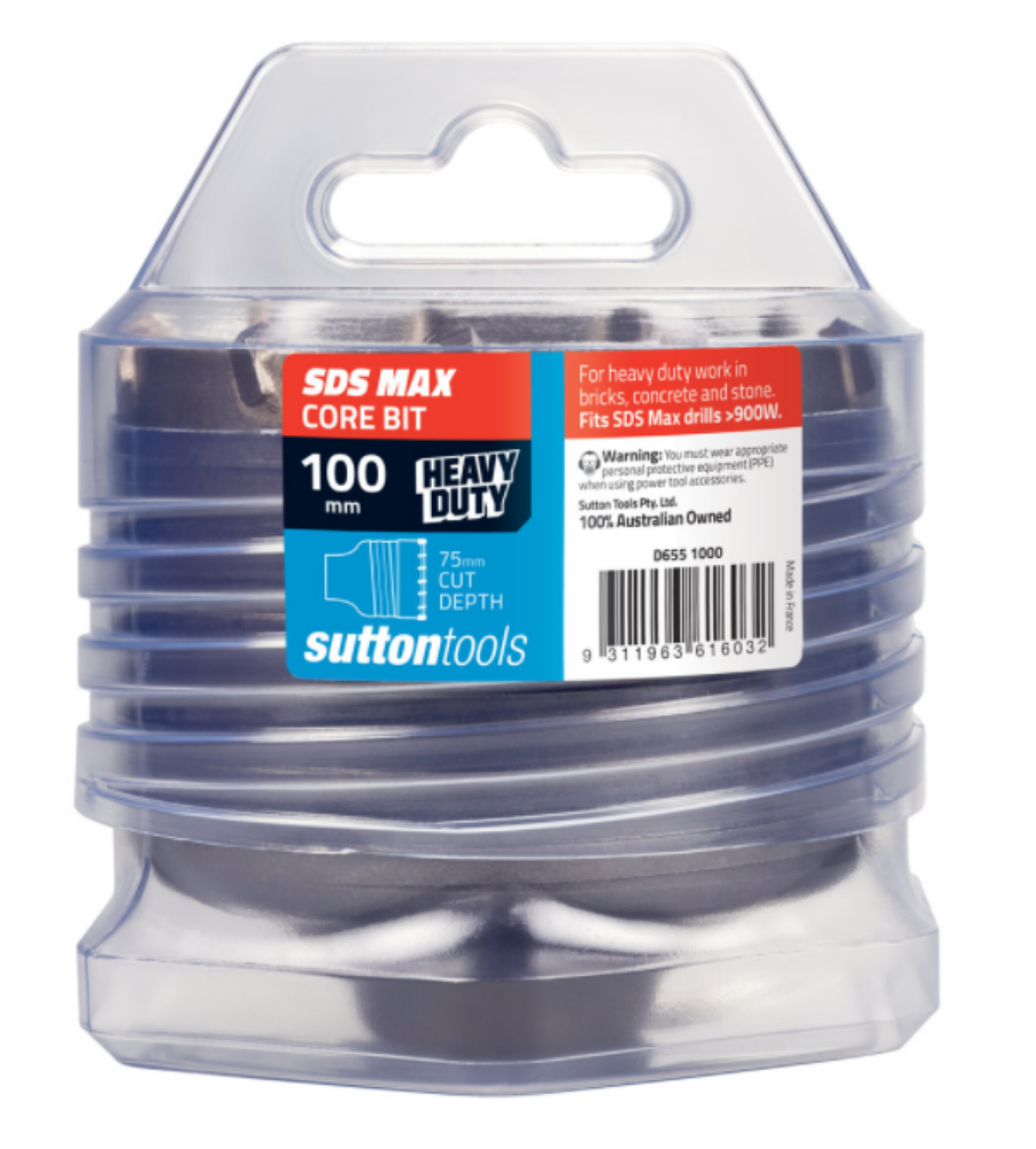 Picture of SUTTON CORE BIT D655 MASONRY TAPER CROWN SDS MAX 100 X 70