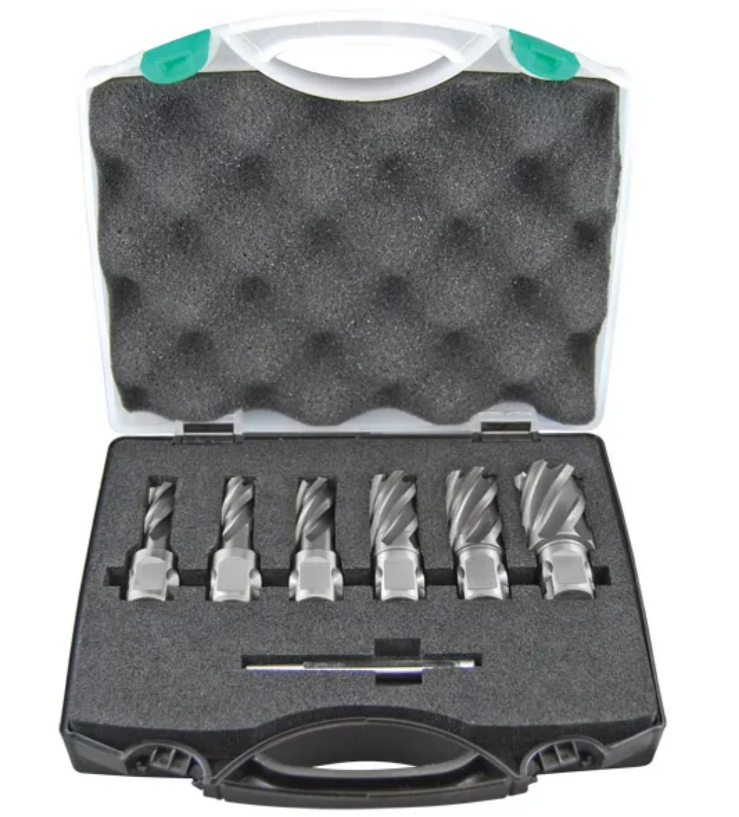 Picture of MAG DRILL CUTTER SET 14, 16, 18, 20,22mm & PIN X 50MM DEEP