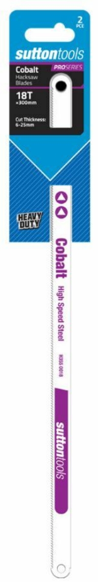 Picture of HACKSAW BLADE H355 300MM COBALT x12.7x0.62 18T 2pk