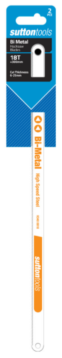 Picture of HACKSAW BLADE H340 300MM BI-METAL x 12.7 x 0.62mm 18T 2pk