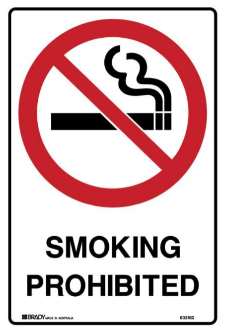 Picture of SIGN 450X300 METAL - SMOKING PROHIBITED