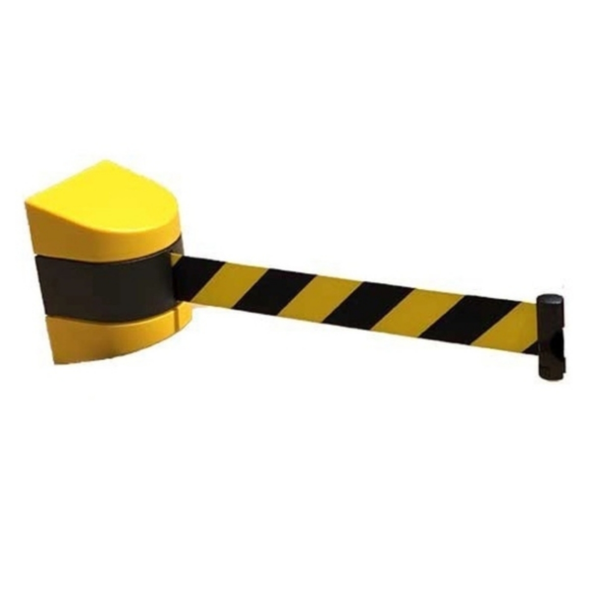 Picture of WALL MOUNTED RETRACTABLE SAFETY BARRIER - 9M. BLACK/YELLOW