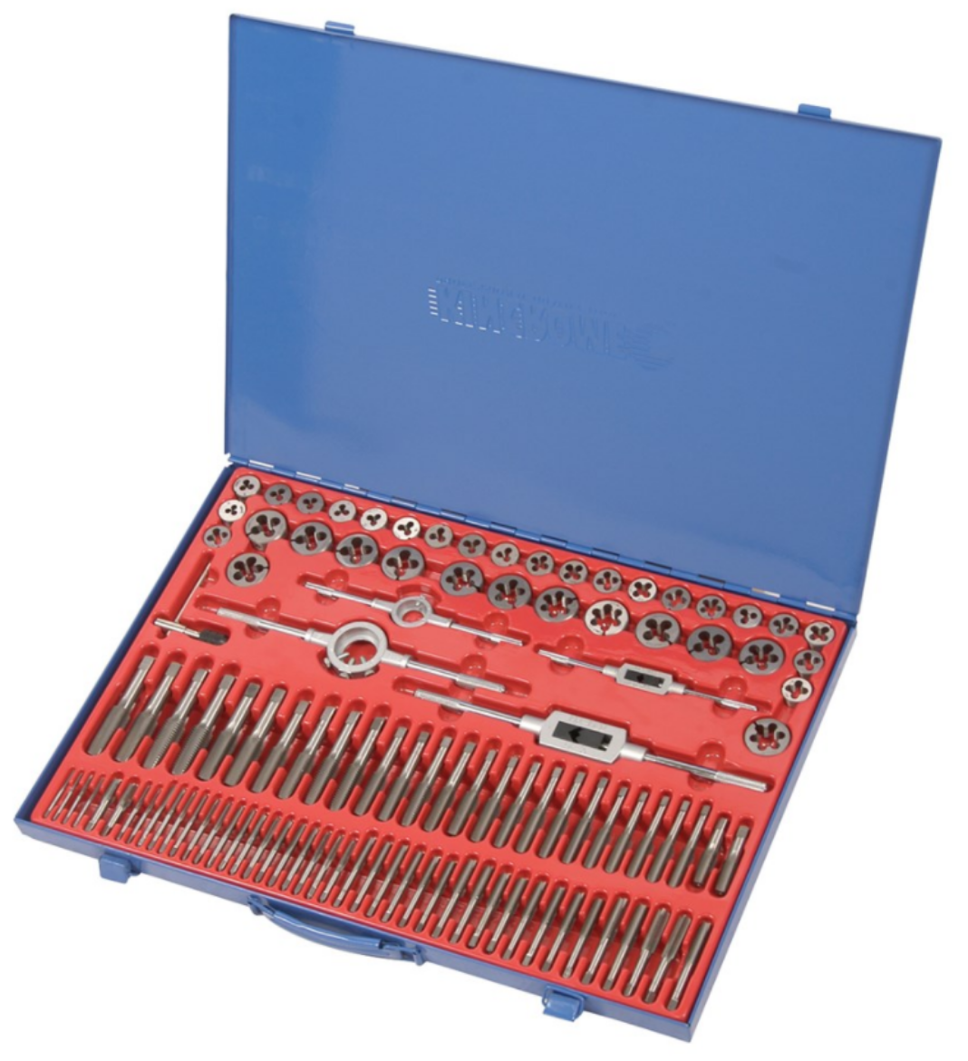 Picture of KINCROME Tap & Die Set 110 Piece NC / NF / Metric
