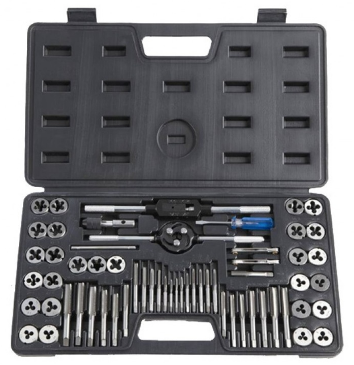 Picture of 60 PCE TAP & DIE SET UNC/UNF/METRIC + 1/8 UNF